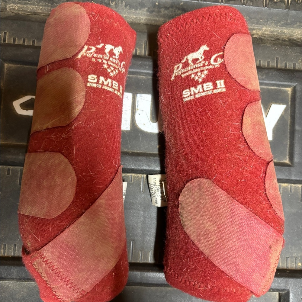 Professional's Choice SMB II Horse Boots Red